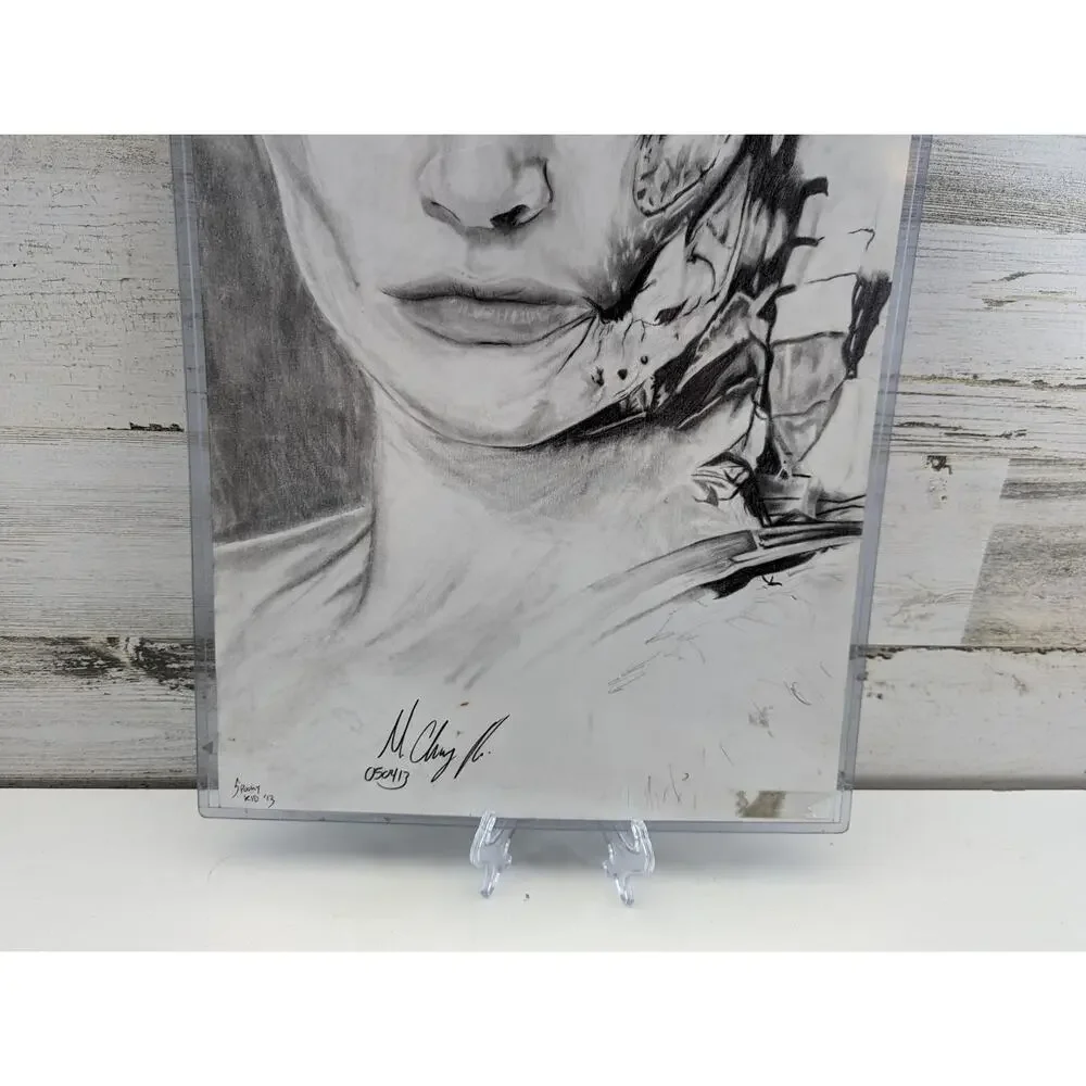 Species II Drawing Artwork‎ Eve Natasha Henstridge Drawing By M. Chug 05/04/2013
